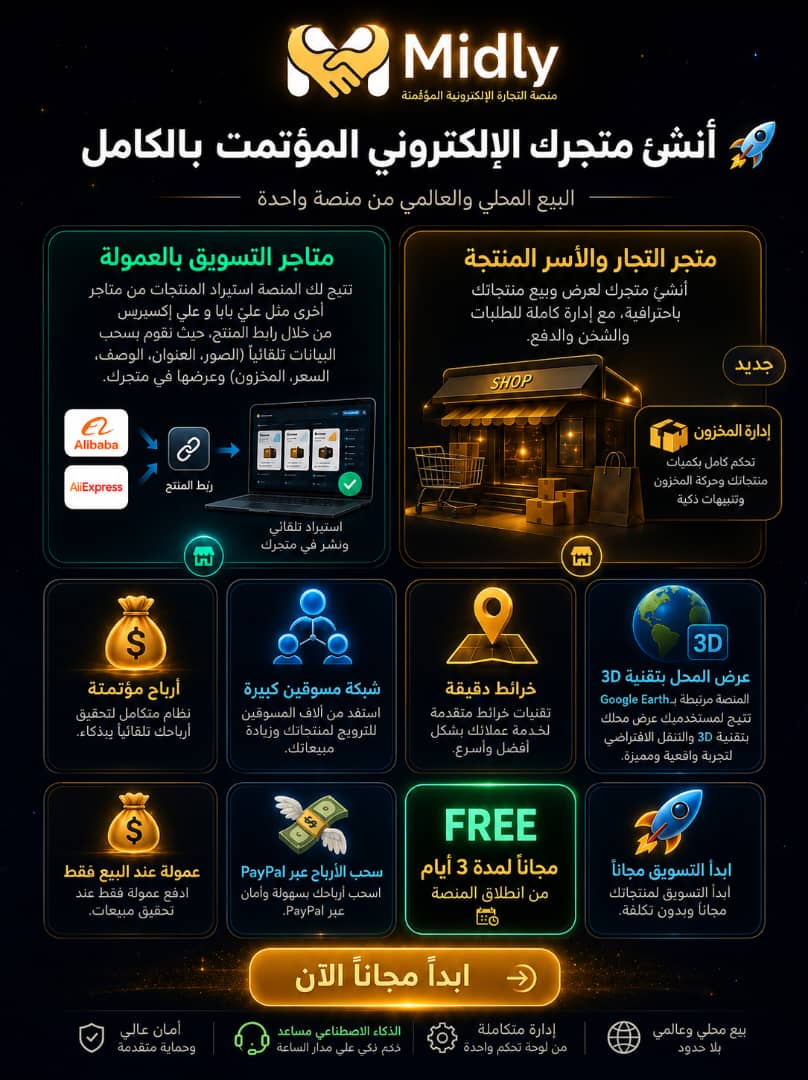 مميزات المتجر - إدارة المنتجات